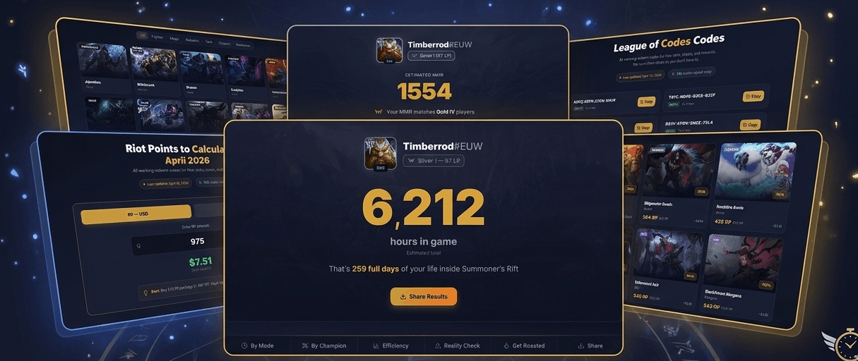 League of Legends Tools in 2026 - NoobHours