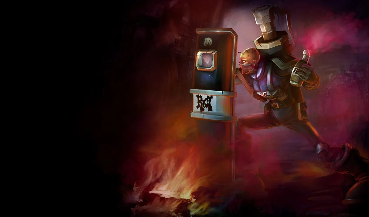 Riot Squad Singed splash art
